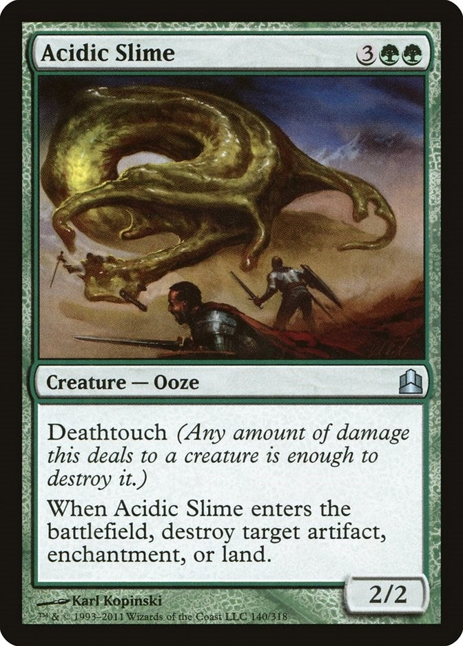 Image for Acidic Slime (Commander) (140) - Magic: The Gathering
