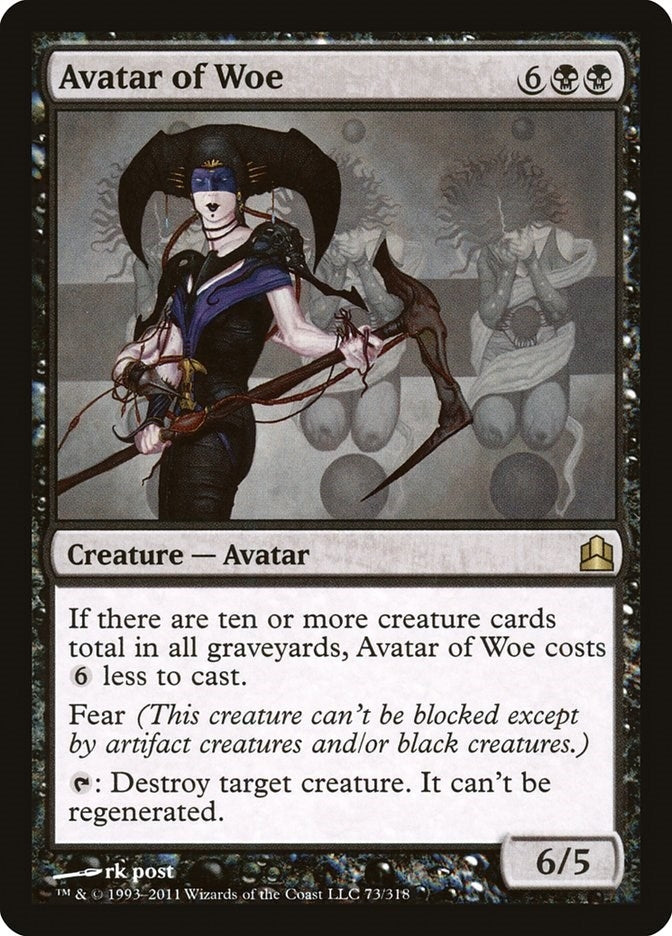 Image for Avatar of Woe (Commander) (73) - Magic: The Gathering