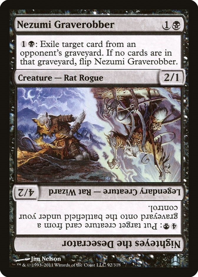 Image for Nezumi Graverobber // Nighteyes the Desecrator (Commander) (92) - Magic: The Gathering