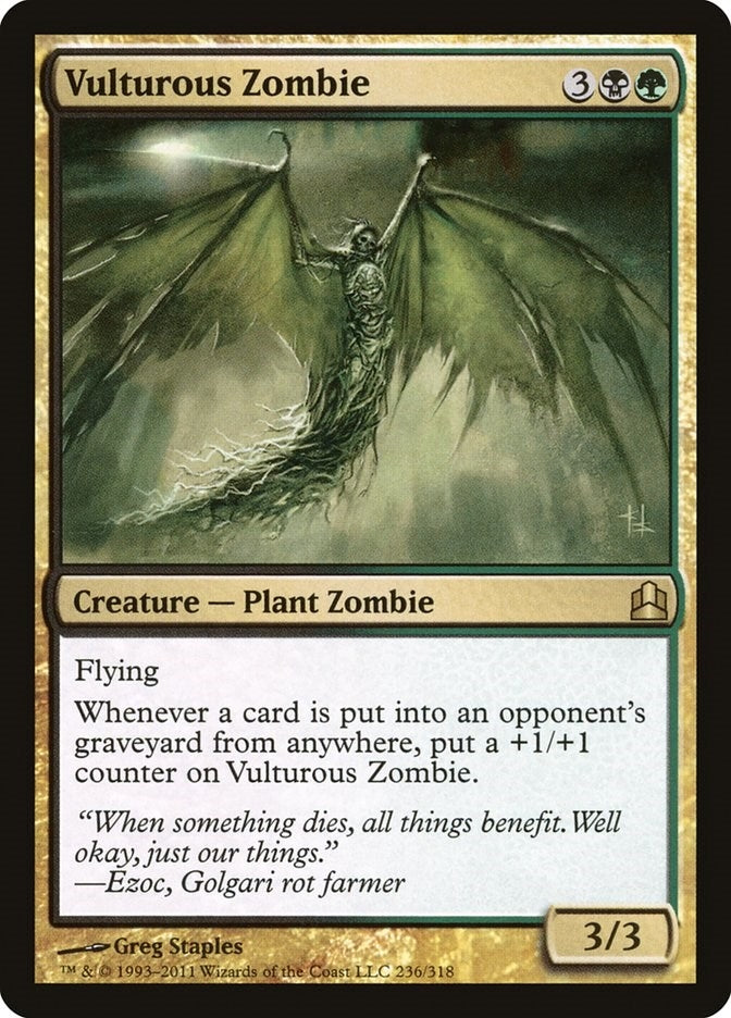 Image for Vulturous Zombie (Commander) (236) - Magic: The Gathering