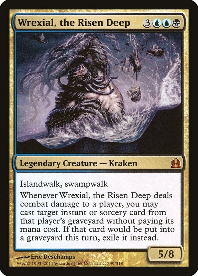 Image for Wrexial, the Risen Deep (Commander) (239) - Magic: The Gathering