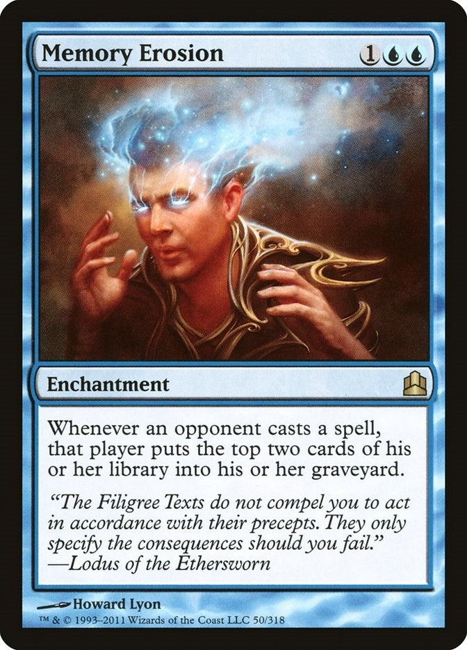 Image for Memory Erosion (Commander) (50) - Magic: The Gathering