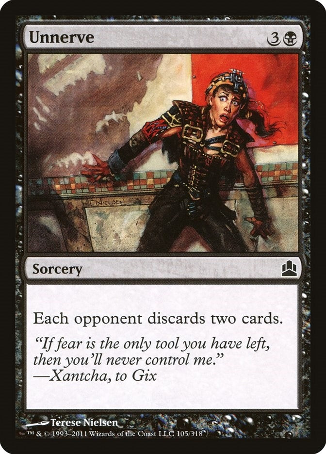 Image for Unnerve (Commander) (105) - Magic: The Gathering