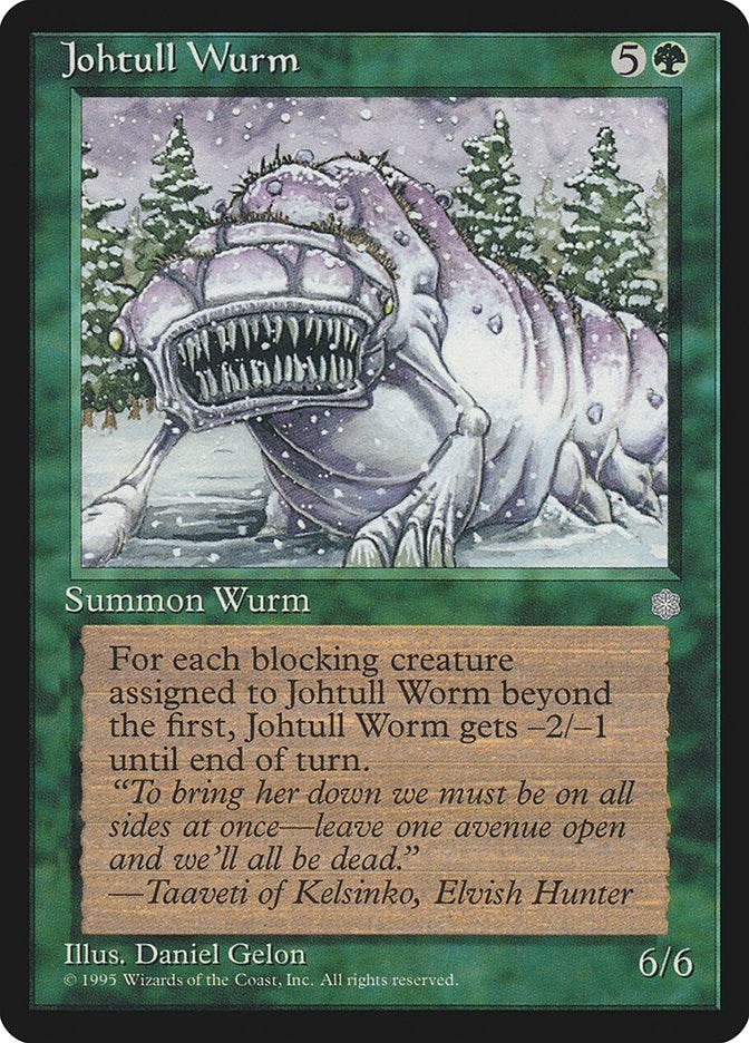 Image for Johtull Wurm (Ice Age) - Magic: The Gathering