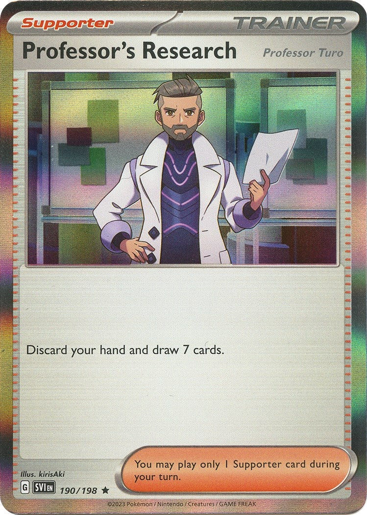 Image for Professor's Research (SV01: Scarlet & Violet Base Set) (190/198) - Pokemon