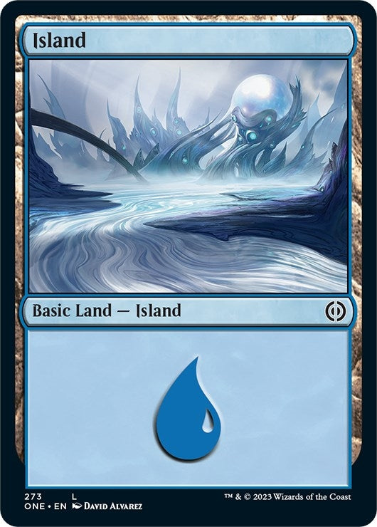 Image for Island (273) (Phyrexia: All Will Be One) (273) - Magic: The Gathering