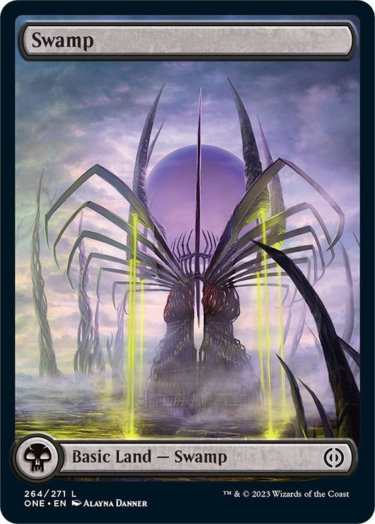 Image for Swamp (264) - Full Art (Phyrexia: All Will Be One) (264) - Magic: The Gathering