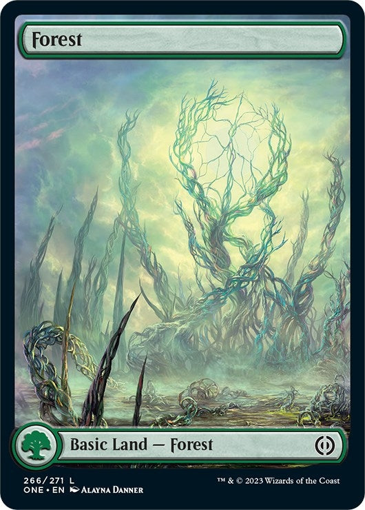Image for Forest (266) - Full Art (Phyrexia: All Will Be One) (266) - Magic: The Gathering