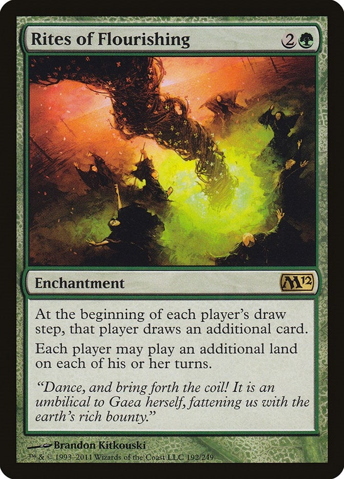 Image for Rites of Flourishing (Magic 2012 (M12)) (192) - Magic: The Gathering