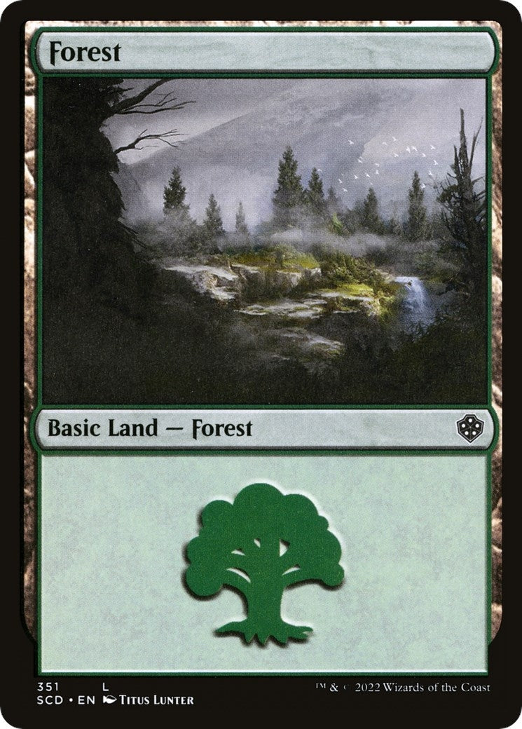 Image for Forest (351) (Starter Commander Decks) (351) - Magic: The Gathering