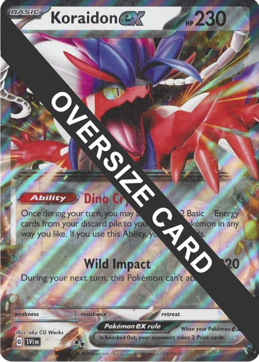 Image for Koraidon ex (Jumbo Cards) (125/198) - Pokemon