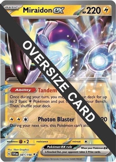 Image for Miraidon ex (Jumbo Cards) (081/198) - Pokemon