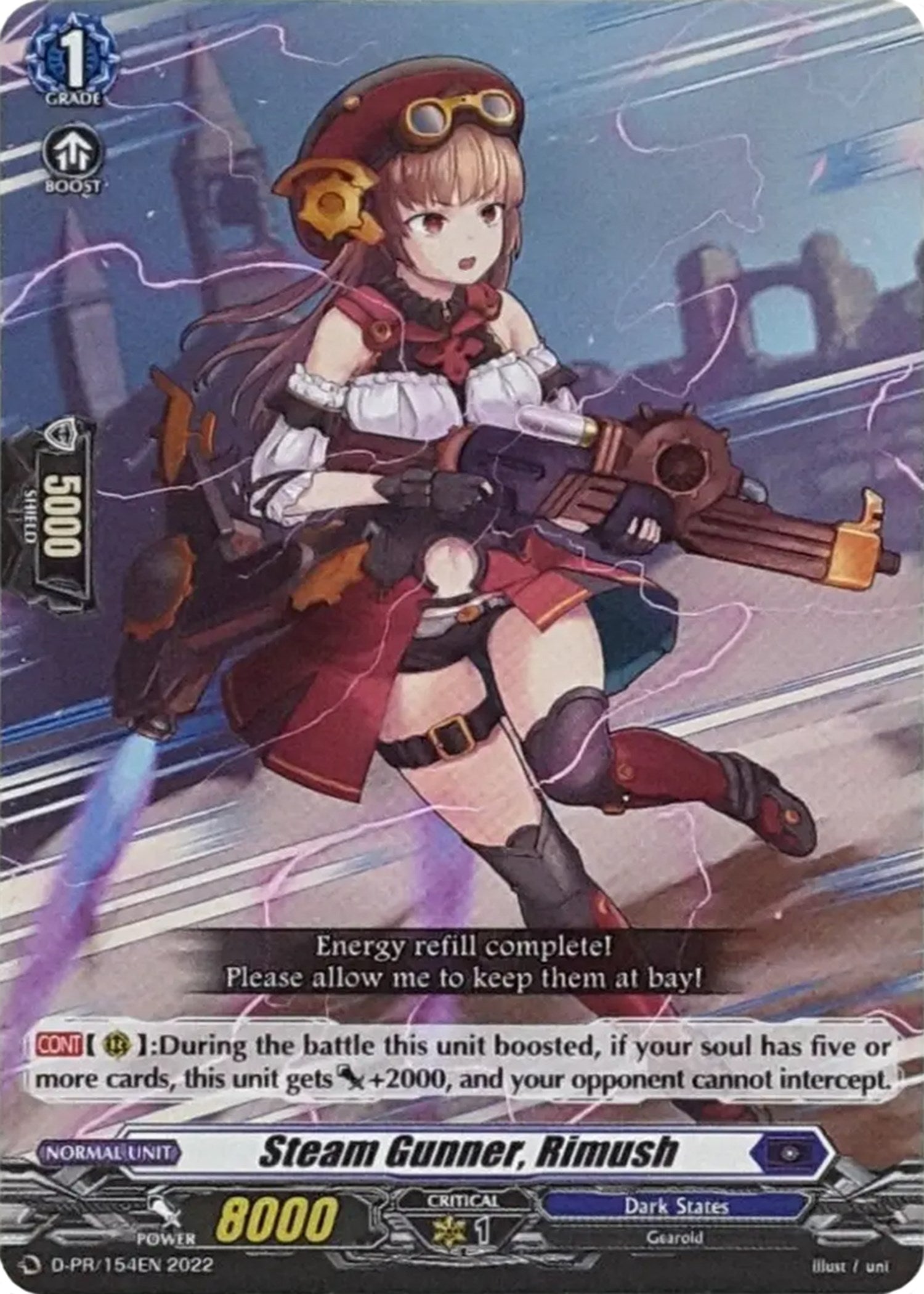 Image for Steam Gunner, Rimush (154) (D Promo Cards) (D-PR/154EN) - Cardfight Vanguard