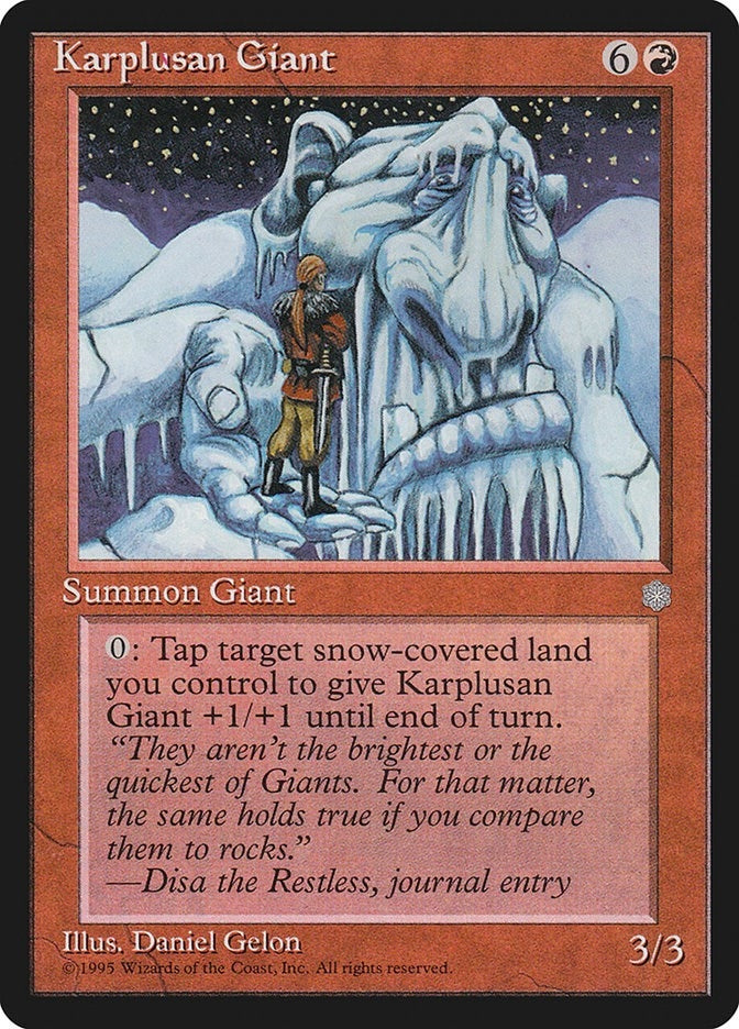 Image for Karplusan Giant (Ice Age) - Magic: The Gathering