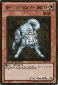 Image for Ryko, Lightsworn Hunter (Gold Series 4: Pyramids Edition) (GLD4-EN024) - YuGiOh