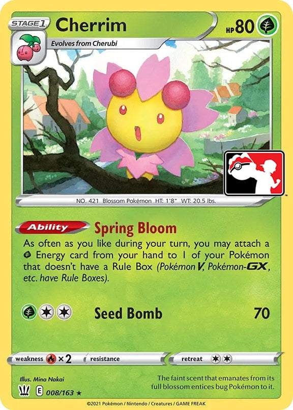 Image for Cherrim (Prize Pack Series Cards) (008/163) - Pokemon
