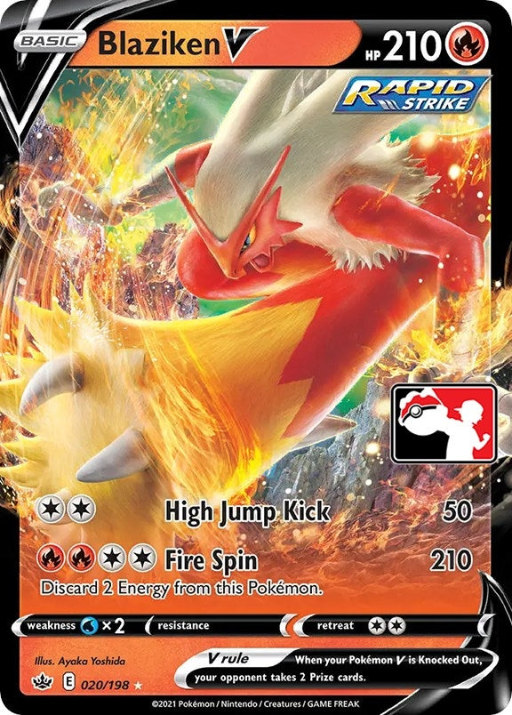 Image for Blaziken V (Prize Pack Series Cards) (020/198) - Pokemon