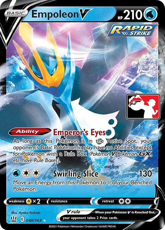 Image for Empoleon V (Prize Pack Series Cards) (040/163) - Pokemon