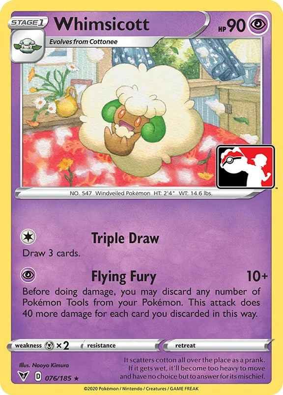 Image for Whimsicott (Prize Pack Series Cards) (076/185) - Pokemon