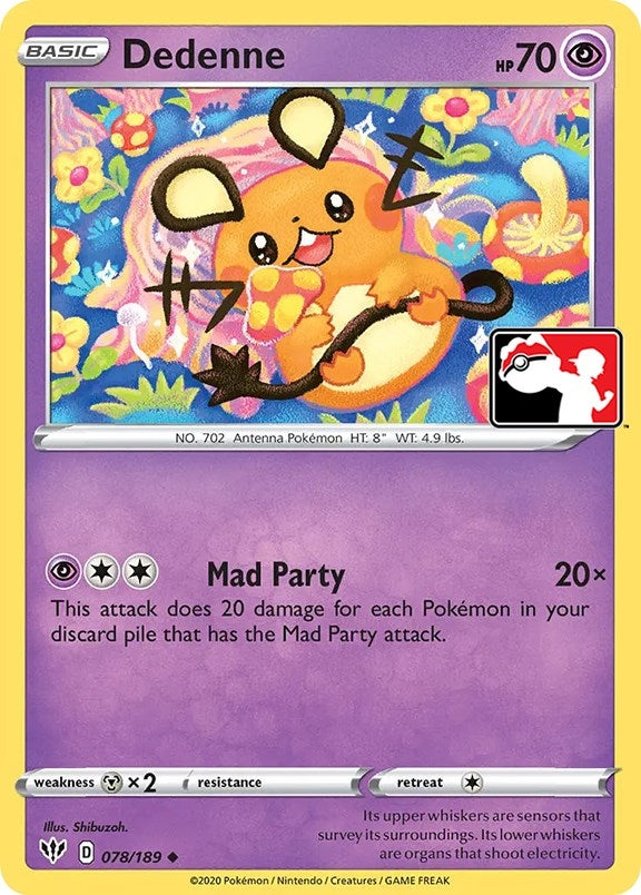 Image for Dedenne (Prize Pack Series Cards) (078/189) - Pokemon