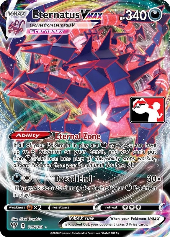Image for Eternatus VMAX (Prize Pack Series Cards) (117/189) - Pokemon