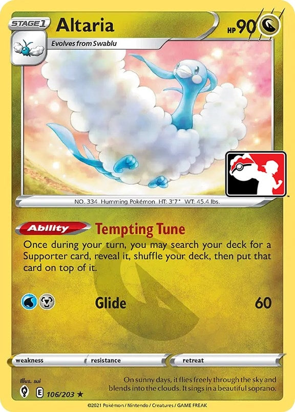 Image for Altaria (Prize Pack Series Cards) (106/203) - Pokemon