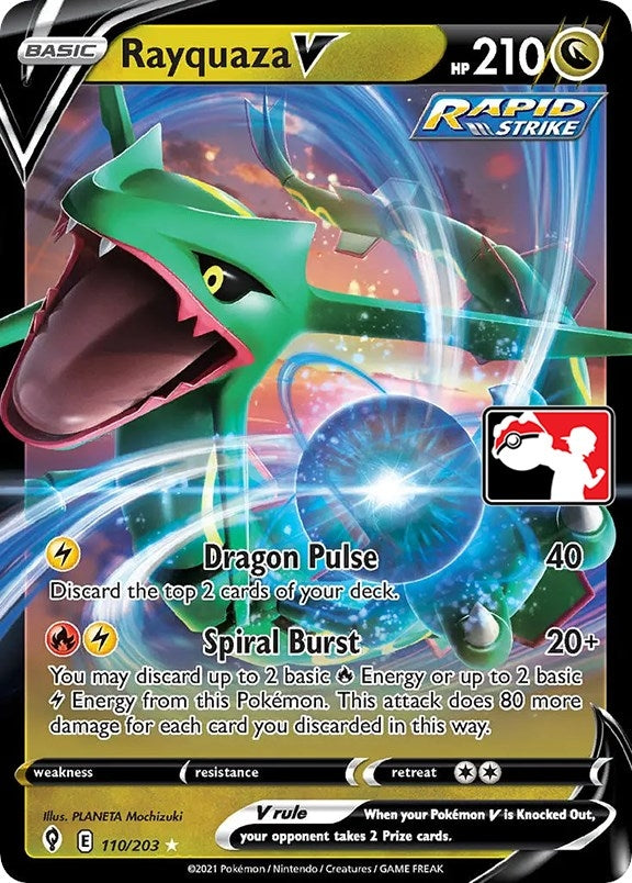 Image for Rayquaza V (Prize Pack Series Cards) (110/203) - Pokemon