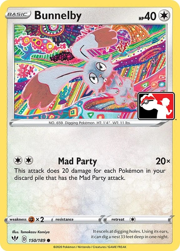 Image for Bunnelby (Prize Pack Series Cards) (150/189) - Pokemon