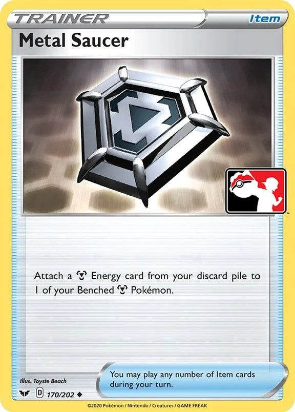 Image for Metal Saucer (Prize Pack Series Cards) (170/202) - Pokemon