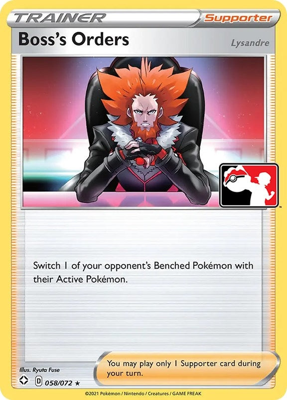 Image for Boss's Orders (Prize Pack Series Cards) (058/072) - Pokemon