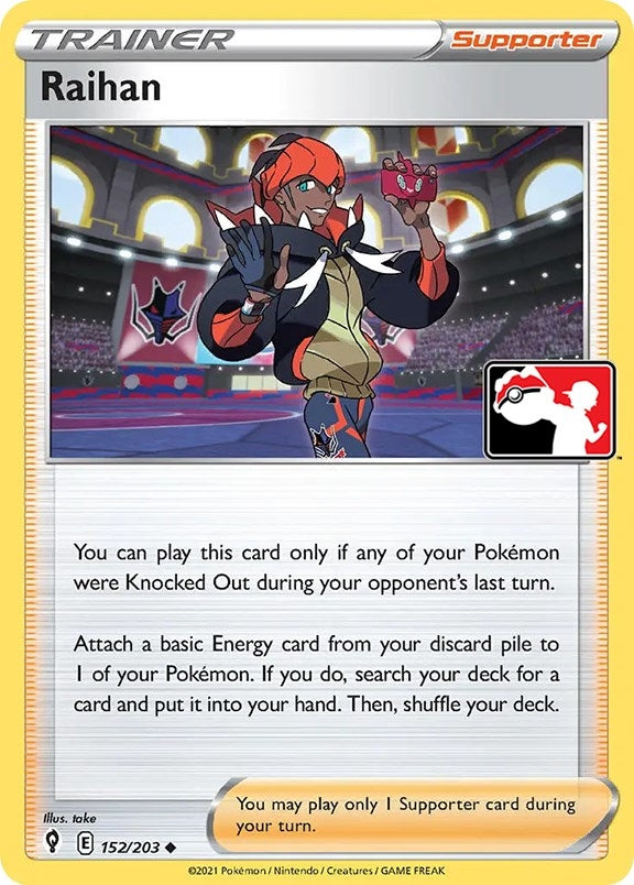 Image for Raihan (Prize Pack Series Cards) (152/203) - Pokemon