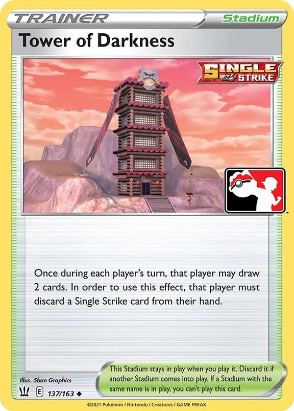 Image for Tower of Darkness (Prize Pack Series Cards) (137/163) - Pokemon