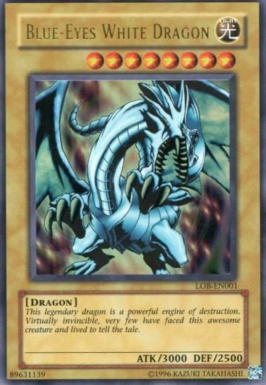Image for Blue-Eyes White Dragon (Legend of Blue Eyes White Dragon (Worldwide English)) (LOB-EN001) - YuGiOh