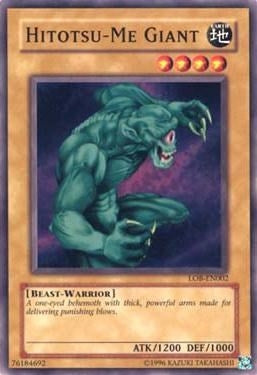 Image for Hitotsu-Me Giant (Legend of Blue Eyes White Dragon (Worldwide English)) (LOB-EN002) - YuGiOh