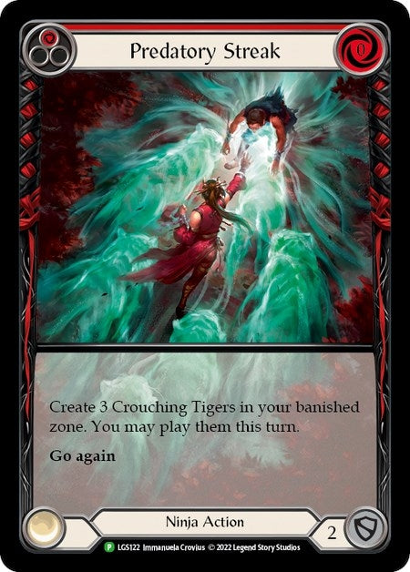 Image for Predatory Streak (Red) - LGS122 (Flesh and Blood: Promo Cards) (LGS122) - Flesh and Blood TCG
