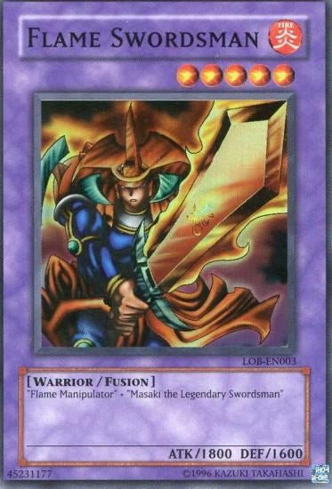 Image for Flame Swordsman (Legend of Blue Eyes White Dragon (Worldwide English)) (LOB-EN003) - YuGiOh