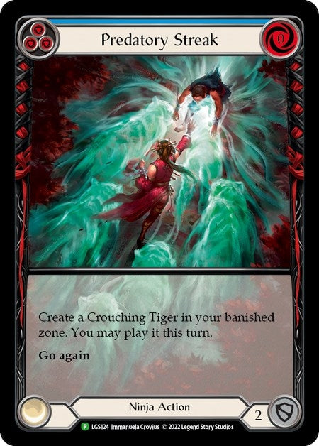 Image for Predatory Streak (Blue) - LGS124 (Flesh and Blood: Promo Cards) (LGS124) - Flesh and Blood TCG