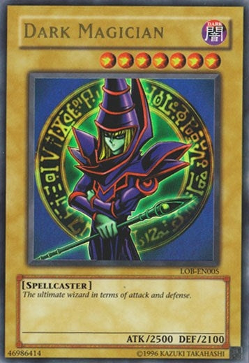 Image for Dark Magician (Legend of Blue Eyes White Dragon (Worldwide English)) (LOB-EN005) - YuGiOh