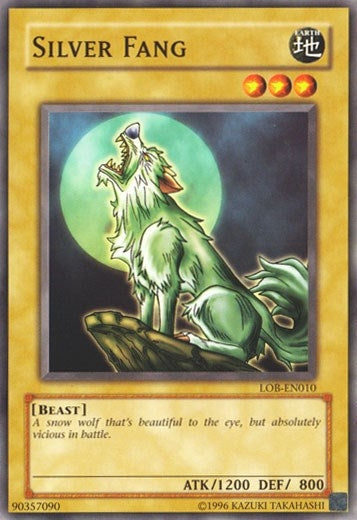 Image for Silver Fang (Legend of Blue Eyes White Dragon (Worldwide English)) (LOB-EN010) - YuGiOh