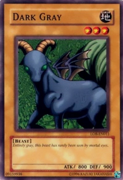 Image for Dark Gray (Legend of Blue Eyes White Dragon (Worldwide English)) (LOB-EN011) - YuGiOh