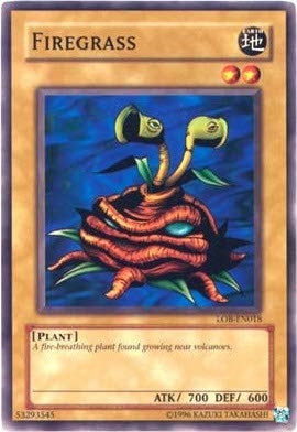 Image for Firegrass (Legend of Blue Eyes White Dragon (Worldwide English)) (LOB-EN018) - YuGiOh