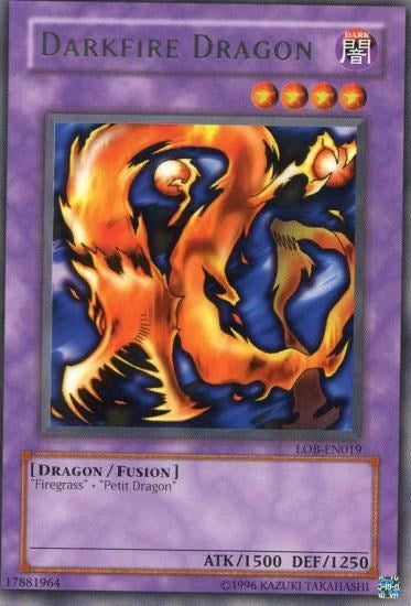 Image for Darkfire Dragon (Legend of Blue Eyes White Dragon (Worldwide English)) (LOB-EN019) - YuGiOh