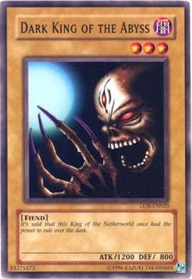Image for Dark King of the Abyss (Legend of Blue Eyes White Dragon (Worldwide English)) (LOB-EN020) - YuGiOh