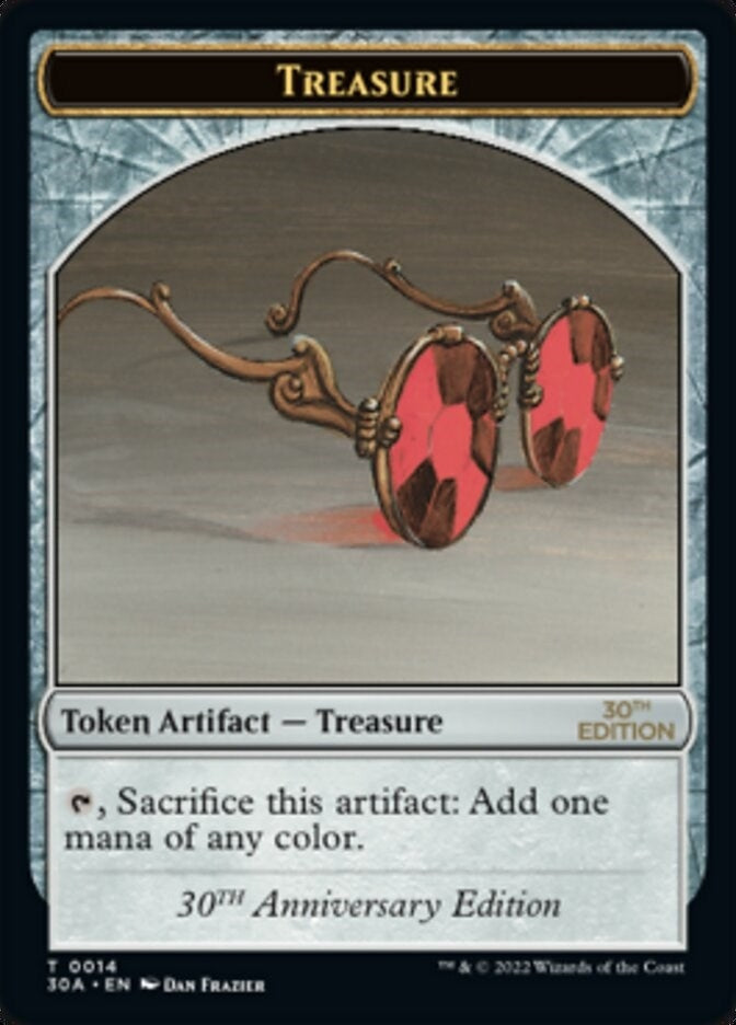 Image for Treasure (0014) Token (30th Anniversary Edition) (14) - Magic: The Gathering