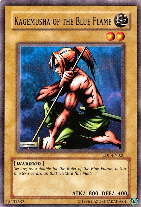 Image for Kagemusha of the Blue Flame (Legend of Blue Eyes White Dragon (Worldwide English)) (LOB-EN028) - YuGiOh