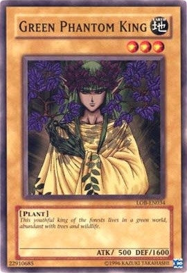 Image for Green Phantom King (Legend of Blue Eyes White Dragon (Worldwide English)) (LOB-EN034) - YuGiOh