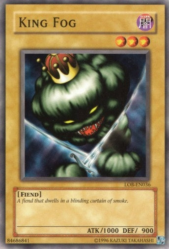 Image for King Fog (Legend of Blue Eyes White Dragon (Worldwide English)) (LOB-EN036) - YuGiOh