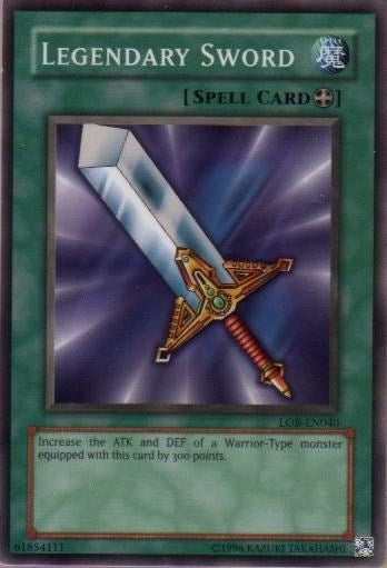 Image for Legendary Sword (Legend of Blue Eyes White Dragon (Worldwide English)) (LOB-EN040) - YuGiOh