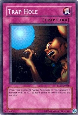 Image for Trap Hole (Legend of Blue Eyes White Dragon (Worldwide English)) (LOB-EN058) - YuGiOh