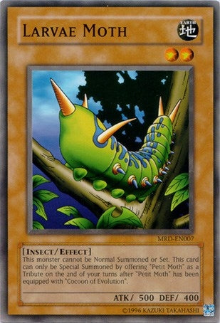 Image for Larvae Moth (Metal Raiders (Worldwide English)) (MRD-EN007) - YuGiOh